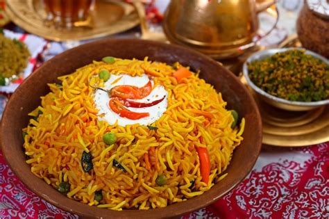 Premium Photo Exquisite Middle Eastern Rice Dish A Flavorful Blend Of
