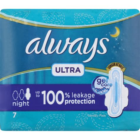 CFS Home. Always Ultra Night Extra Long Sanitary Pads 7 Pack