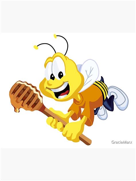 Honey Nut Cheerios Mascot Buzz The Bee Illustration Travel Mug By