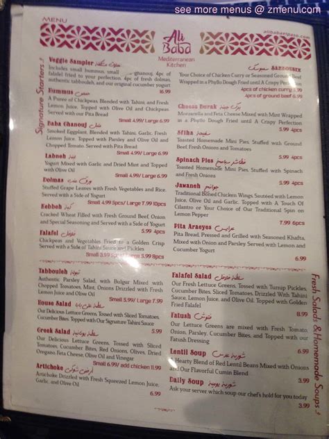 Maybe you would like to learn more about one of these? Online Menu of Ali Baba Mediterranean Kitchen Restaurant ...