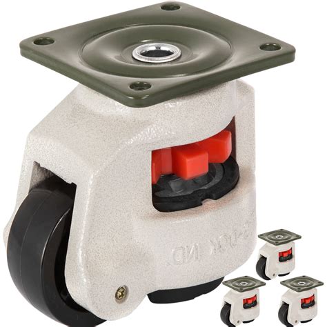 4 Pack Leveling Casters Gd 60f Plate Mounted Footmaster Leveling Caste