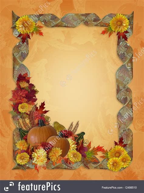 Templates Thanksgiving Autumn Fall Background Stock