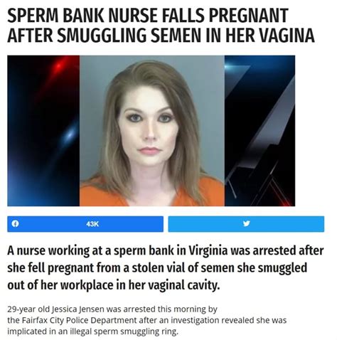 Sperm Bank Nurse Falls Pregnant After Smuggling Semen In Her Vagina A