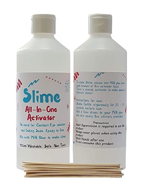 Ultimate 550ml Slime Activator Borax For Making All Slimes All In One