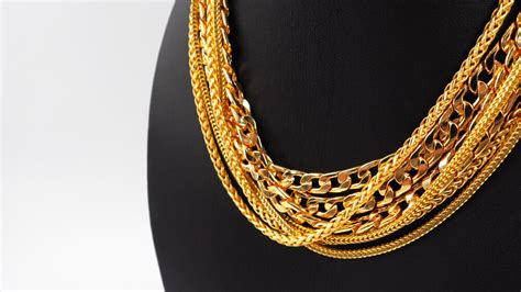 Sale Simple Gold Neck Chain Designs In Stock