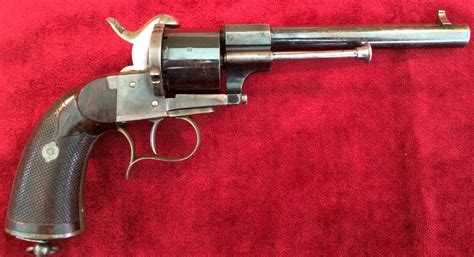 An Extremely Fine 6 Shot Large Frame 13 Mm Antique Pinfire Revolver