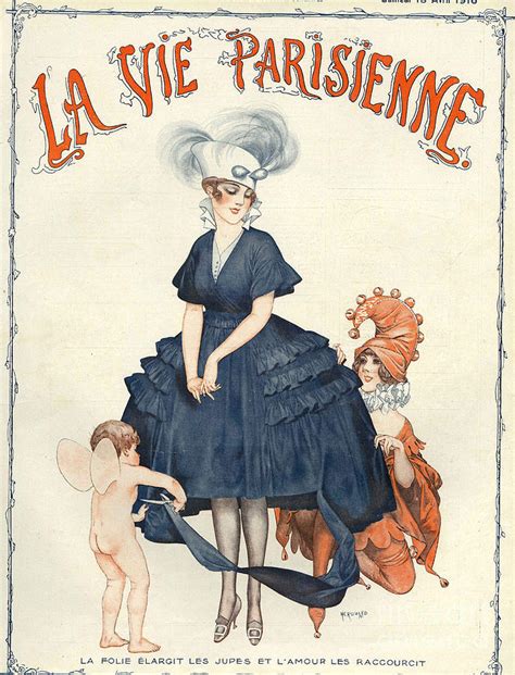 la vie parisienne 1916 1910s france drawing by the advertising archives
