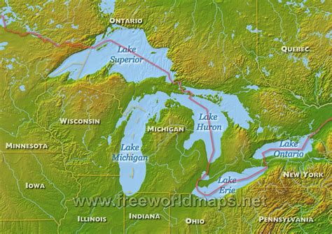 Great Lakes Maps