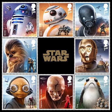 Pin De P4ul F1n En Stamps Sellos Star Wars Sellos Postales