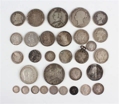 A Group Of 18th 19th And 20th Century British Silver Coinage