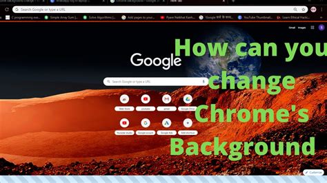 However, the themes do not leave much. Change Chrome Background[Customize and control Google ...