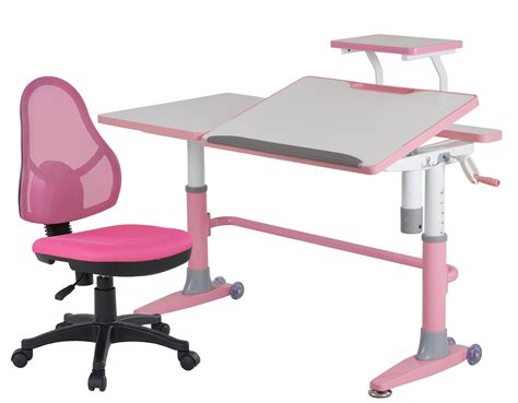 This product offers a book/tablet rest, pencil box, cooling seat. Kid Desk With Chair Design - HomesFeed