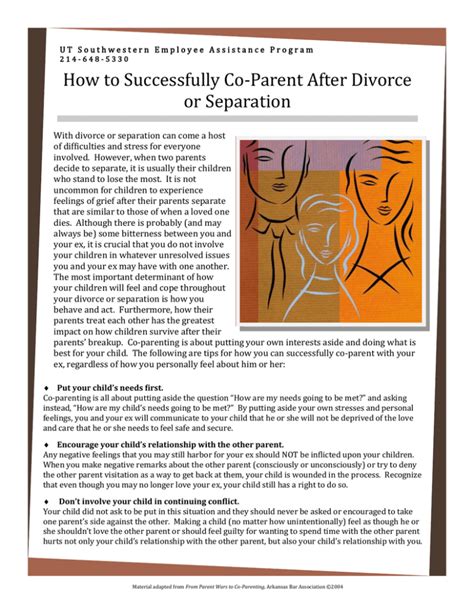 How To Successfully Co Parent After Divorce Or Separation