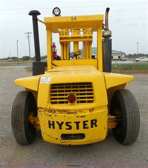 Hyster Rough Terrain Forklift In Goldsby Ok Item F3259 Sold Purple