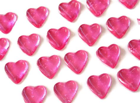 Pink Candy Hearts 20 Pack Hard Candy Valentines Day Etsy