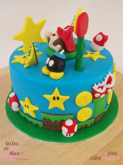 Tartas De Luna Llena Tarta Super Mario Bros Super Mario Bros Cake