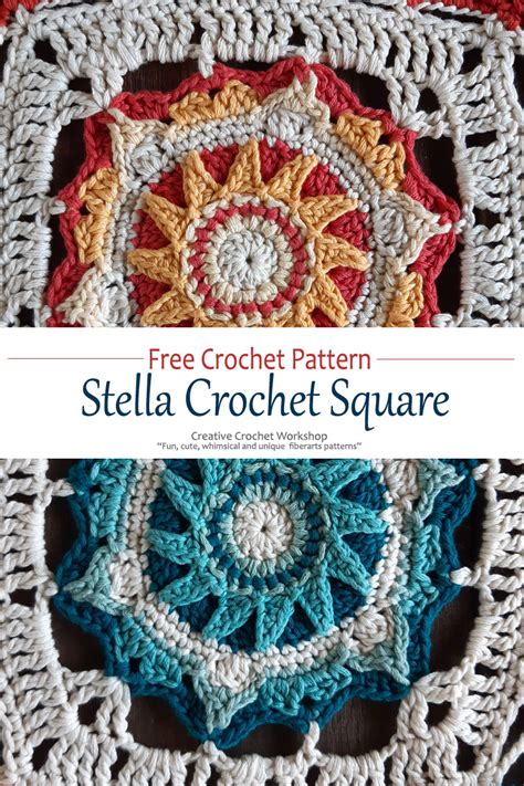 Stella Crochet Square Joanita Theron Designs