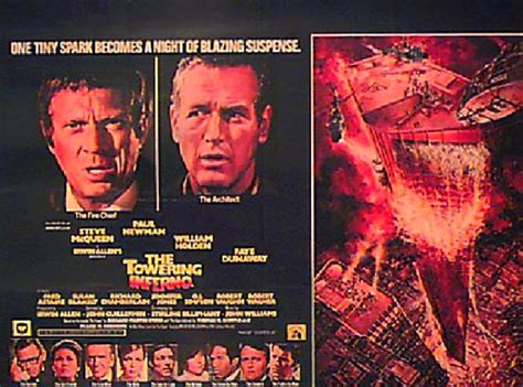 The Towering Inferno Original 1974 British Quad Movie Poster
