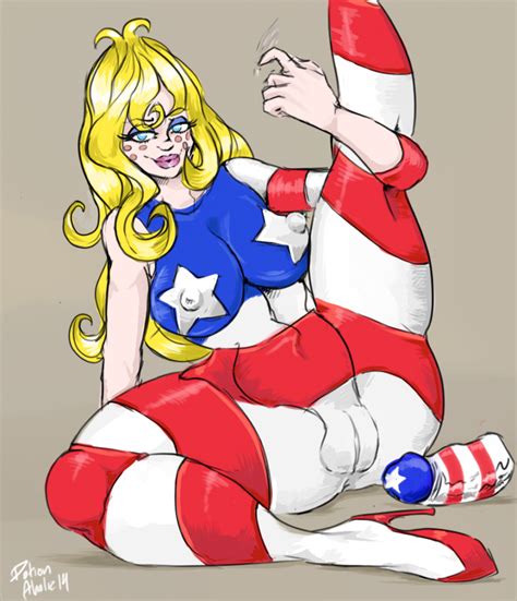 Rule 34 1girls 2014 American Flag American Flag Legwear Ass Big Breasts Blonde Hair Bodysuit