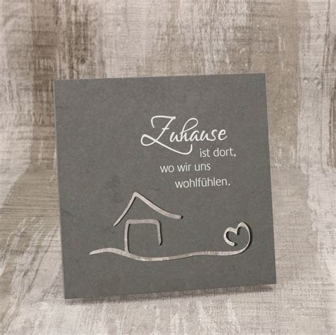 Schiefer-Haussegen "Zuhause ist dort, wo wir uns ...
