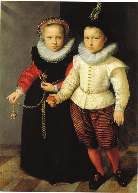 Portrait Of Children Circa 1600 Anonymous A Wonderful Look At Their