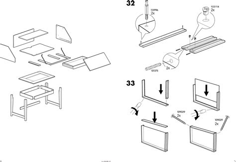 Ikea Alve Secretary 31 7 8x40 1 8 Assembly Instruction