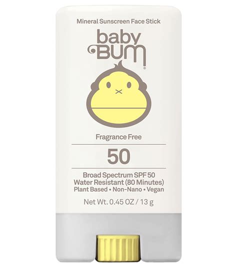Sun Bum Baby Bum Spf 50 Face Stick 045oz At