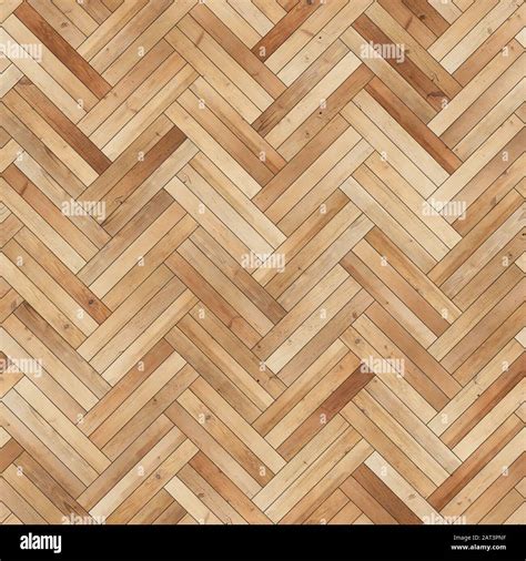 Seamless Wood Parquet Texture Herringbone Sand Color Stock Photo Alamy