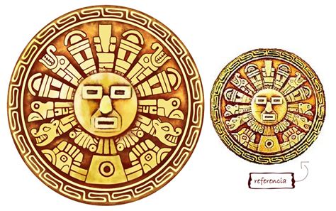 Sol Incaico Ilustración Digital De Pieza Inca Realizada C Flickr