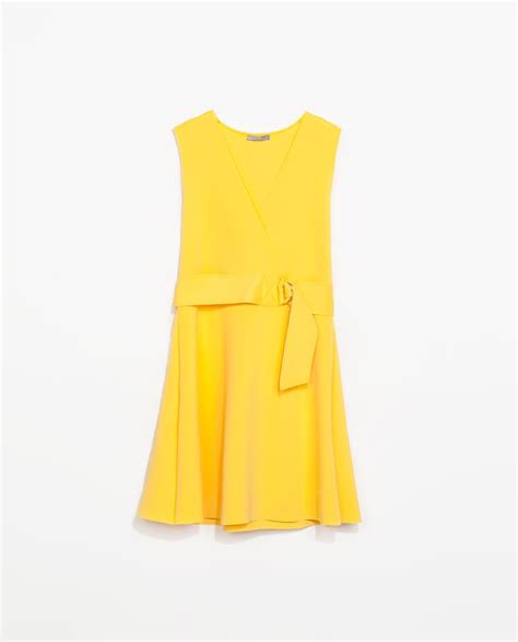 Zara Yellow Dress Best Yellow Dresses Popsugar Fashion Photo 9