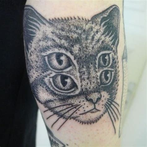 For Eyed Cat Tattoo Cat Eyes Tattoo On Collar Bone Best Tattoo