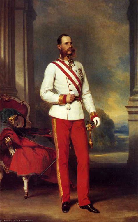 Franz Joseph I Emperor Of Austria Wearing The Dress Uniform Of An Aus