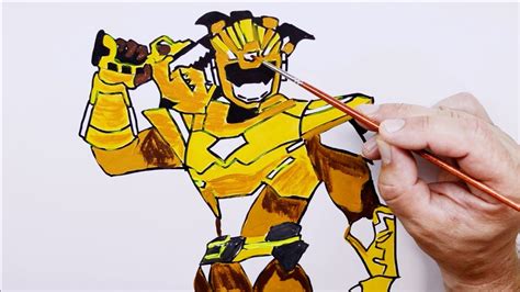 How To Draw Cartoon Characters Miniforce X Youtube