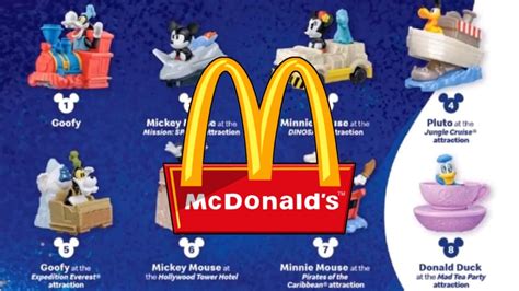 Disneys Mcdonald Happy Meal Toys Are Here Where Can You Find Them Inside The Magic Happy