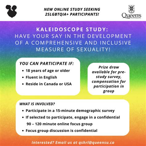 Help Develop An Inclusive And Comprehensive Measure Of Sexuality With Queens University Rgay