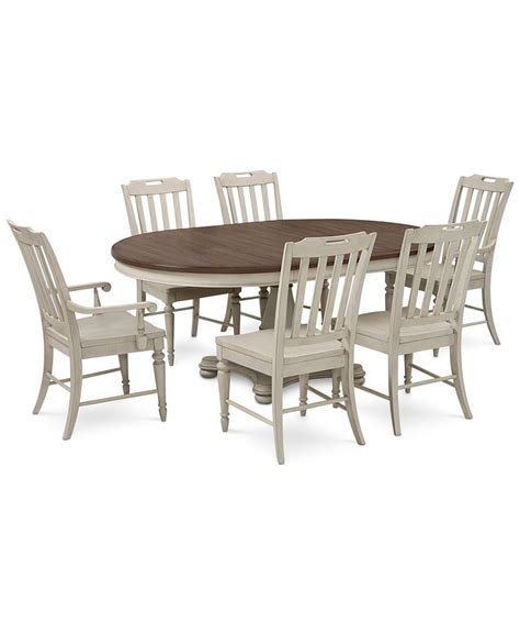 Shop 95 top round expandable dining table and earn cash back all in one place. Barclay Expandable Round Pedestal Dining, 7-Pc. Set (Round ...
