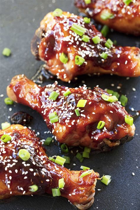 They are the food of good times no matter whether you plan to fire up the grill or bake the wings in the oven, this recipe works. Korean Glazed Chicken Drumsticks
