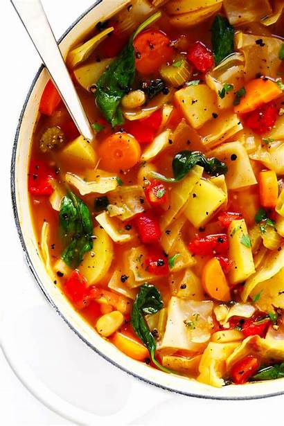 Soup Cabbage Vegetarian Recipe Spicy Veggie Recipes