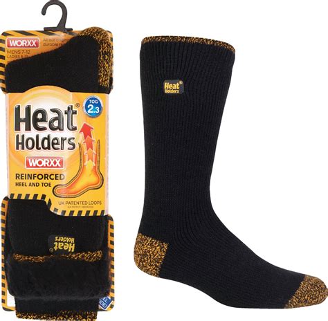 Buy Heat Holders Worxx Socks L Black Thermal