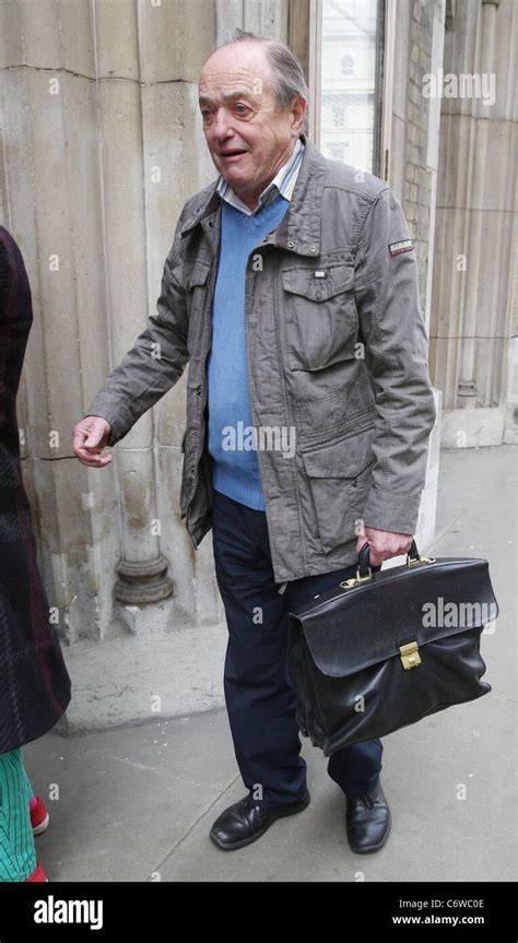 James Bolam Cast Of New Tricks Arriving At A Building To Read Through A