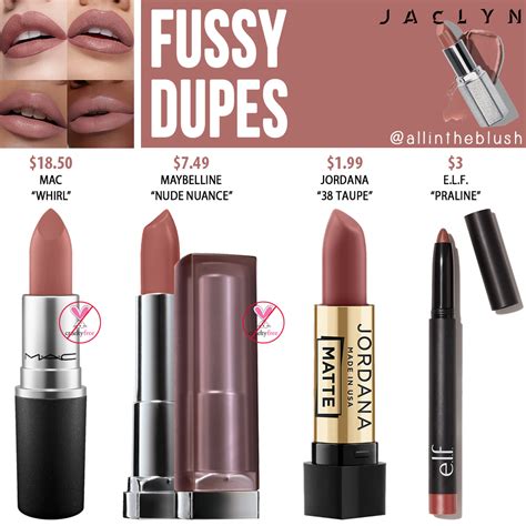 Jaclyn Hill Cosmetics Fussy Lipstick Dupes All In The Blush