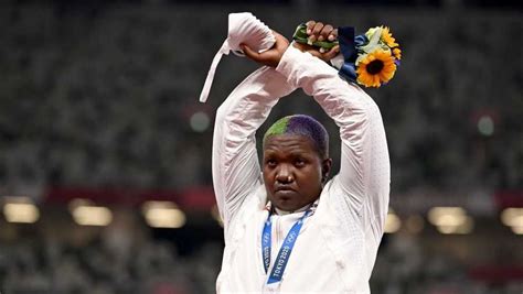 Former Ole Miss Shot Putter Explains Gesture She Made On Olympic Medal