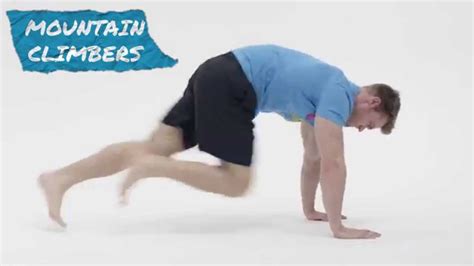 How To Perform Mountain Climbers Exercise Tutorial Youtube