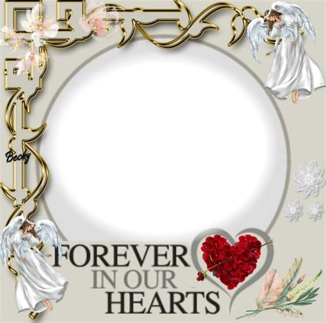 Forever In Our Hearts Photo Frame Effect Pixiz