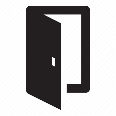 Door Exit Icon Download On Iconfinder On Iconfinder