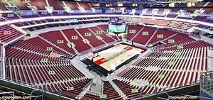Kfc Yum Center View From Section 312 Row F Seat 5 University
