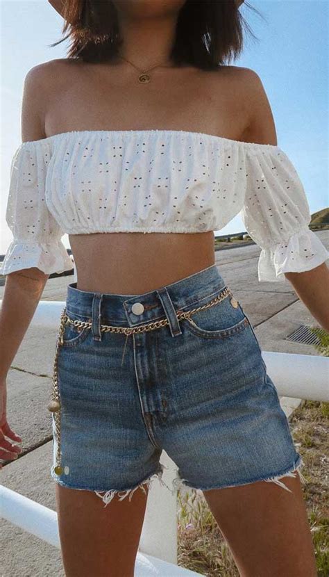 Cute Short Denim Outfit Ideas For Perfect Summer Looks I Take You Wedding Readings Wedding