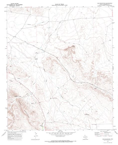 Iron Mountain Tx Topographic Map Topoquest