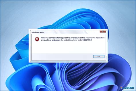 Cómo Solucionar El Error Windows No Puede Instalar Los Archivos Necesarios 0x8007025d Código