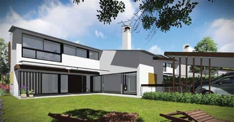 La vivienda tiene un área bruta de 736 m², levantada sobre una parcela de 4251 m², y con un estudio profesional. CASAS JARDÍN II | chalets con jardín boadilla del monte
